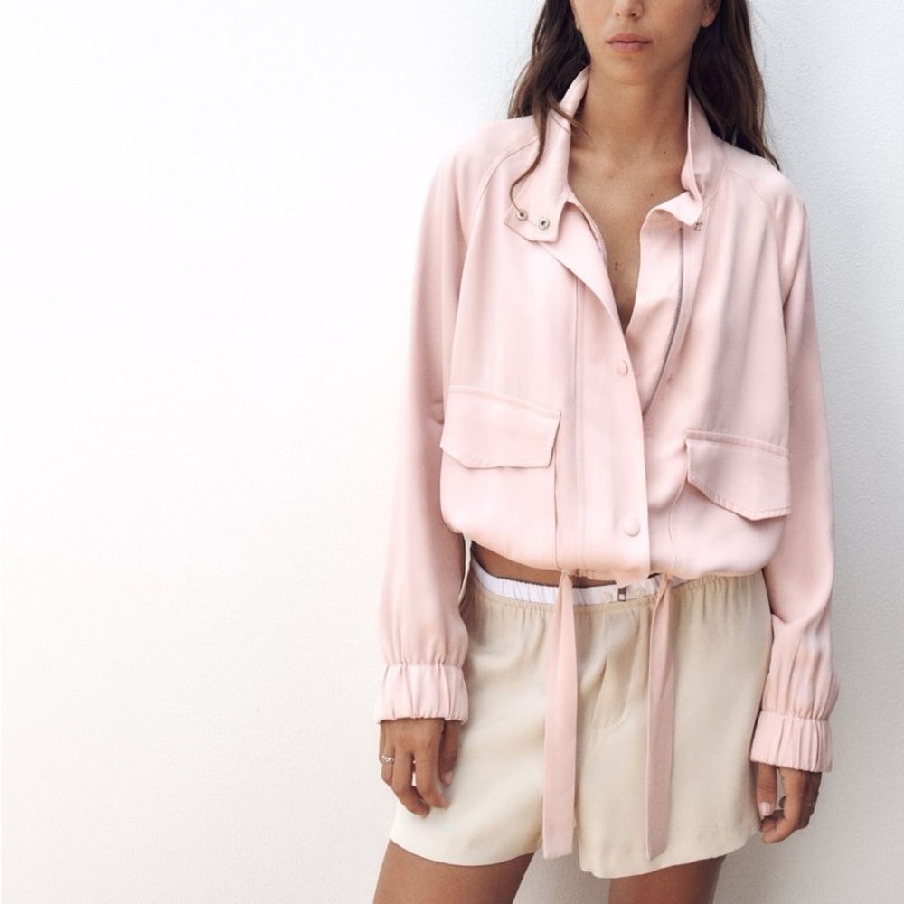 ZARA COLLECTION FLOWY BOMBER